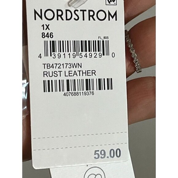 Retro Plaid Top 1x Orange Henley Fall Checks Boho Western Festive Holiday Chic - Picture 9 of 11